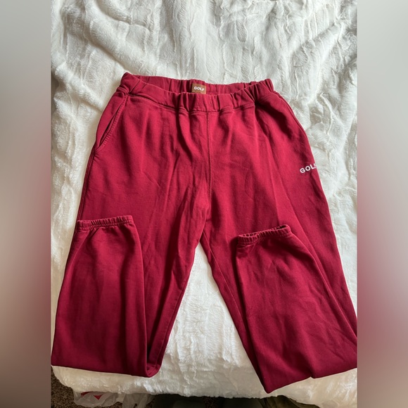 GOLF Tyler the Creator Basic Logo Embroidered Men’s Sweatpants SiS XL - Picture 2 of 8